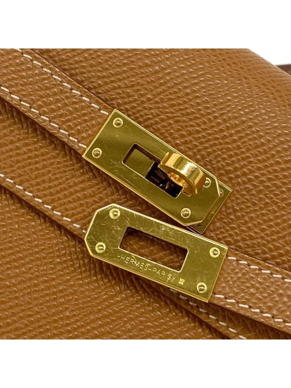 Hermes Wallet Kelly Long Tougo Gold
